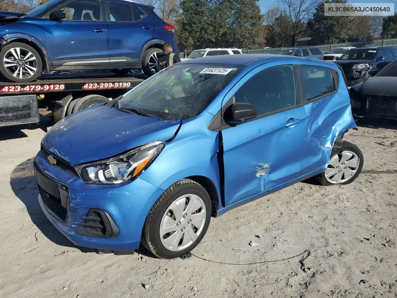 KL8CB6SA3JC450640 2018 Chevrolet Spark Ls