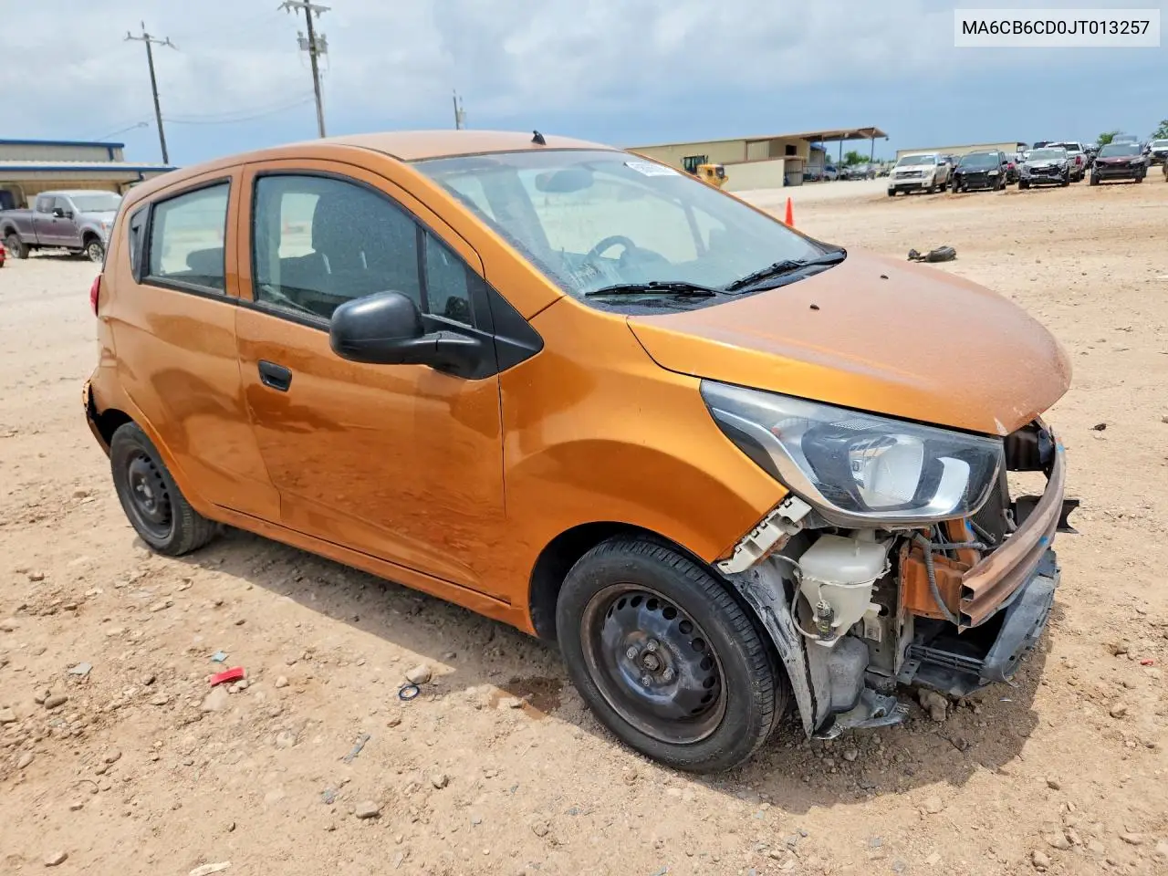 2018 Chevrolet Spark VIN: MA6CB6CD0JT013257 Lot: 58066226
