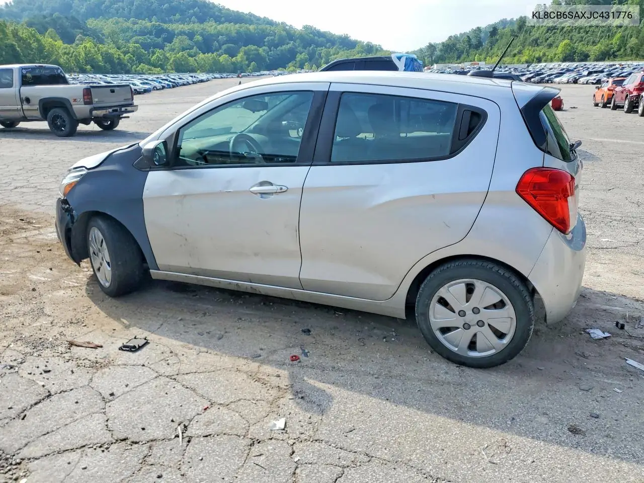 2018 Chevrolet Spark Ls VIN: KL8CB6SAXJC431776 Lot: 60027246