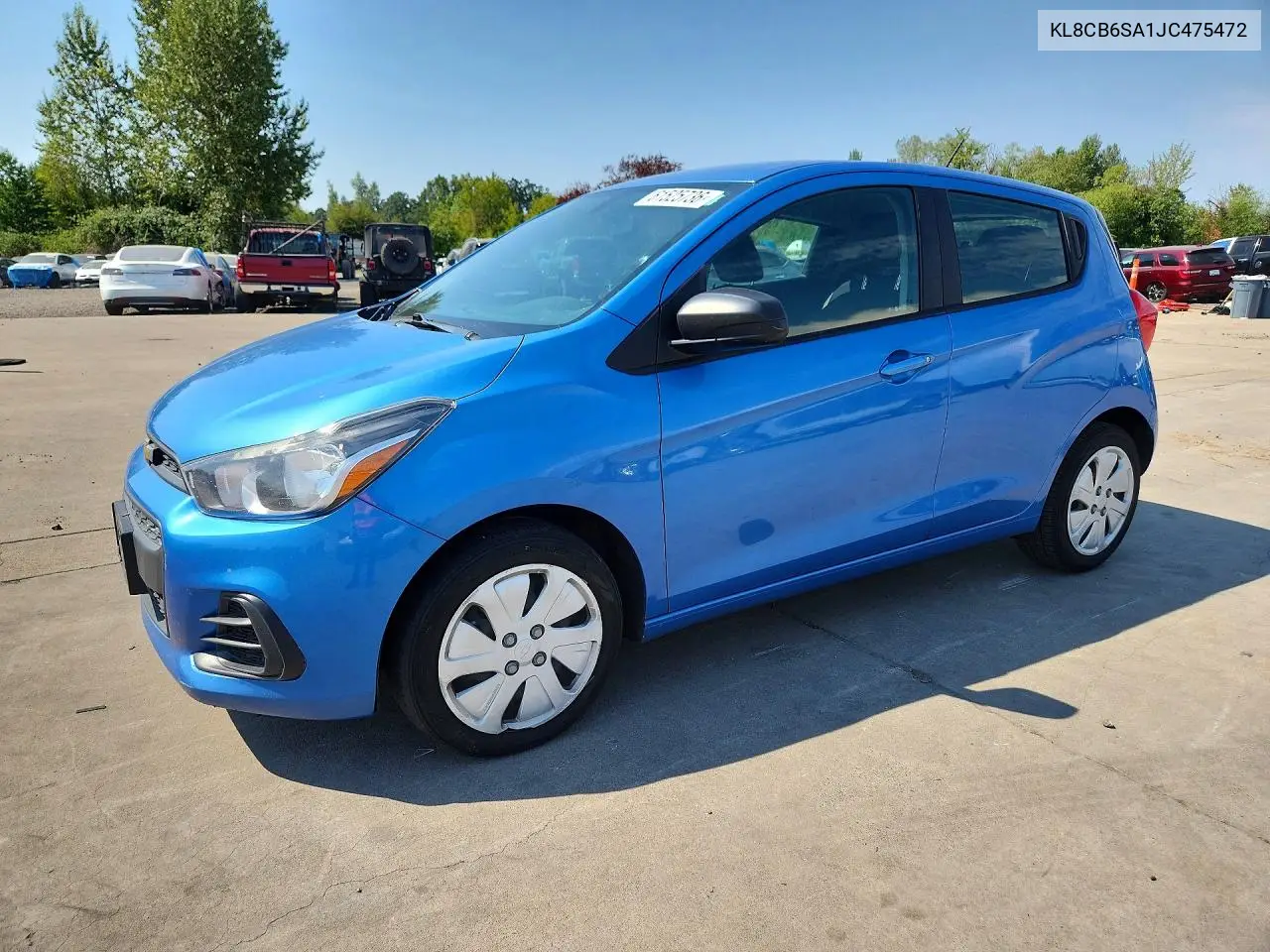 2018 Chevrolet Spark Ls VIN: KL8CB6SA1JC475472 Lot: 61525736