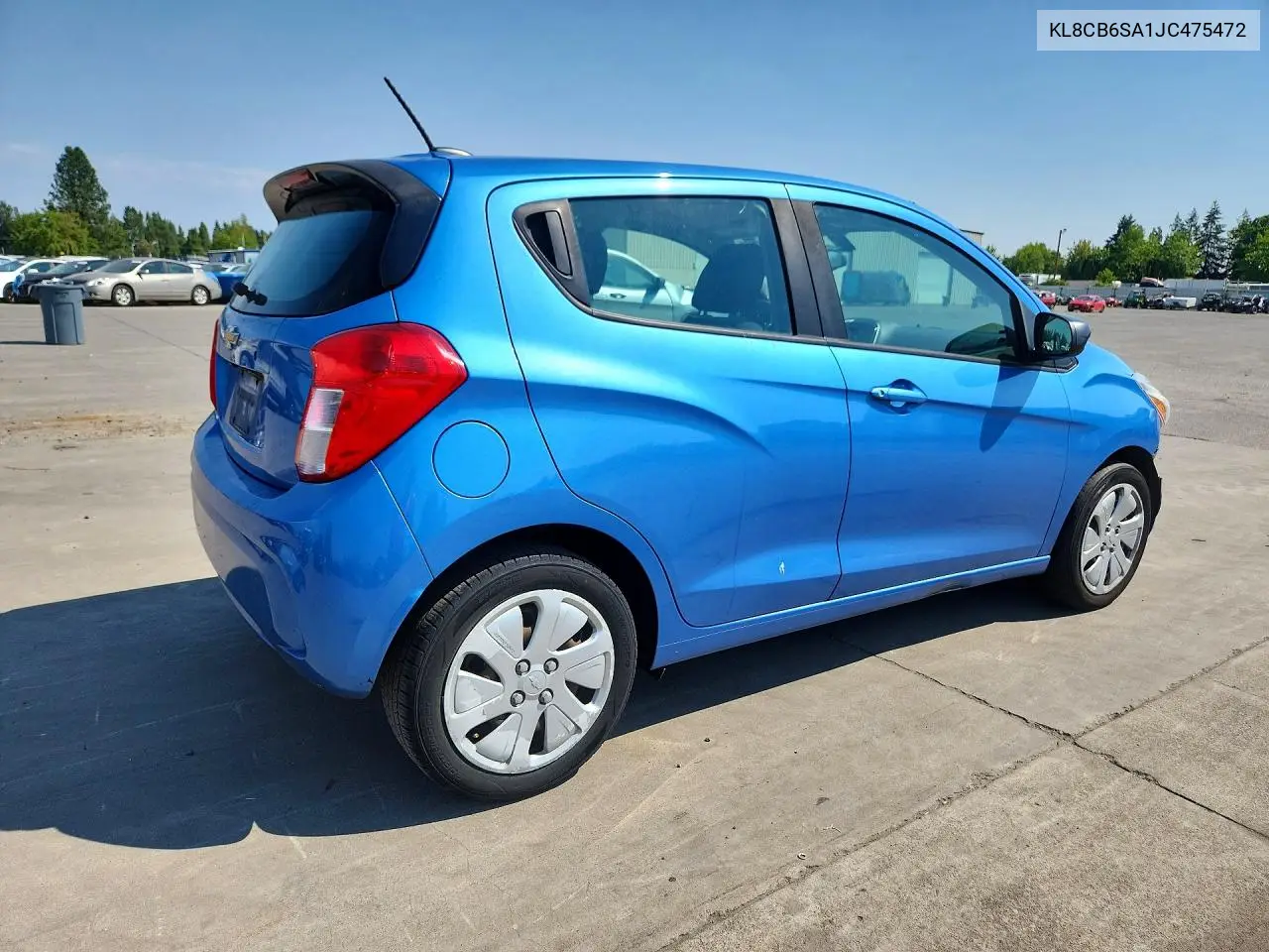 2018 Chevrolet Spark Ls VIN: KL8CB6SA1JC475472 Lot: 61525736