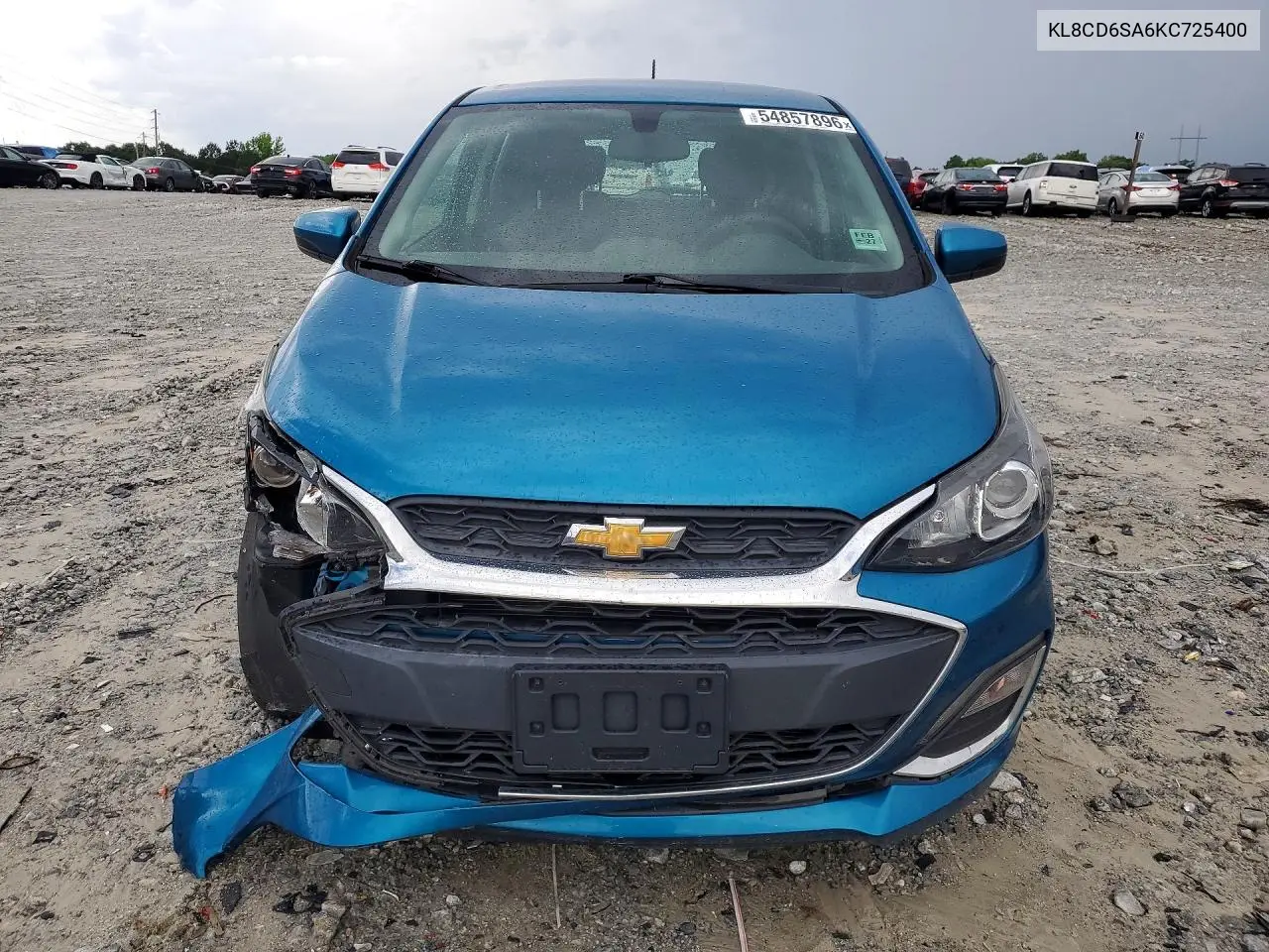 2019 Chevrolet Spark 1Lt VIN: KL8CD6SA6KC725400 Lot: 54857896