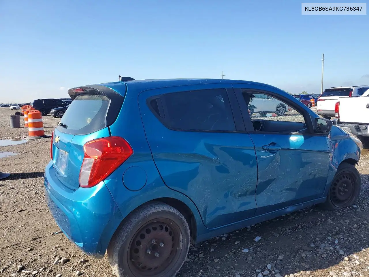 2019 Chevrolet Spark Ls VIN: KL8CB6SA9KC736347 Lot: 54903296
