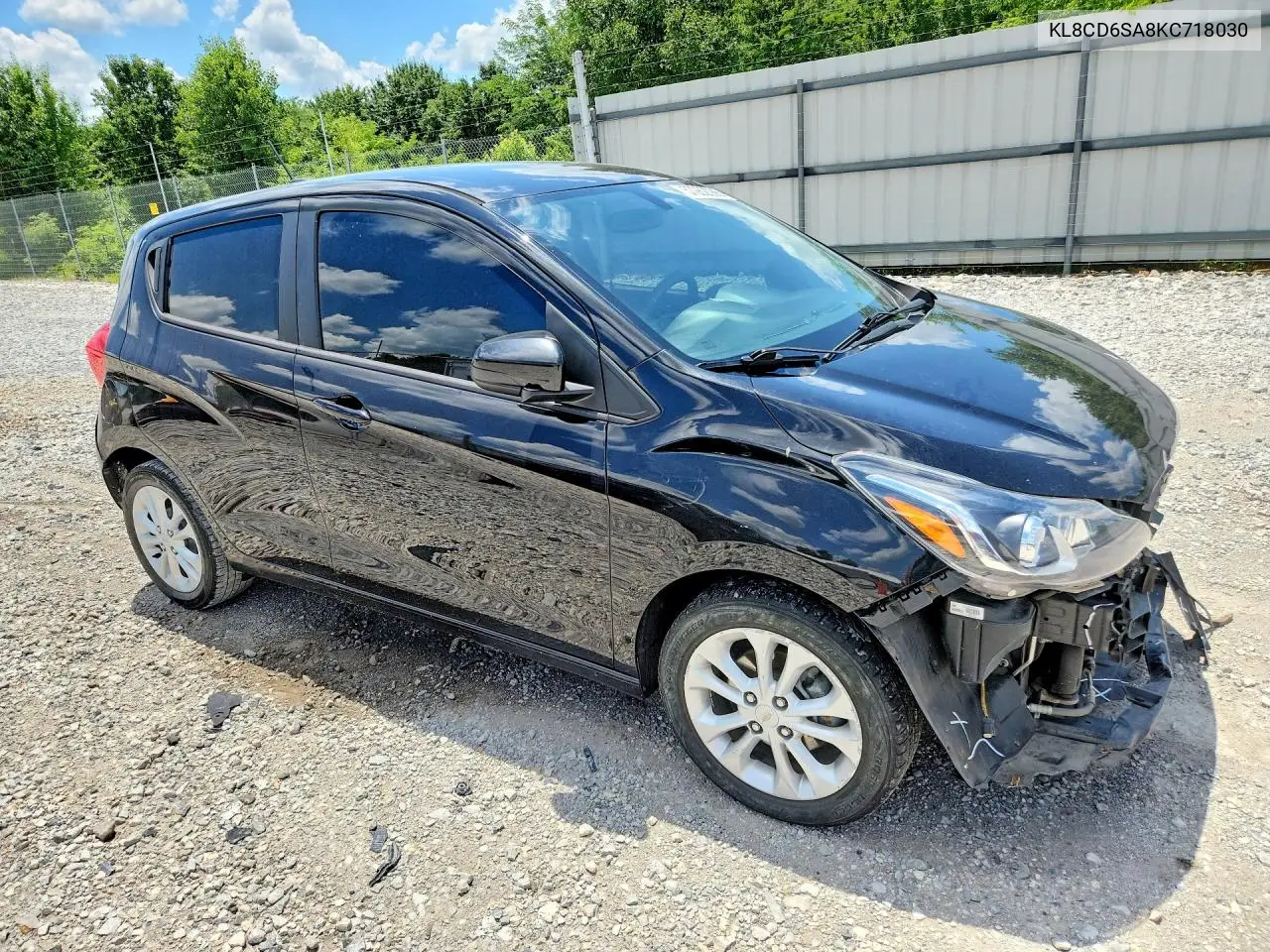 2019 Chevrolet Spark 1Lt VIN: KL8CD6SA8KC718030 Lot: 57262086