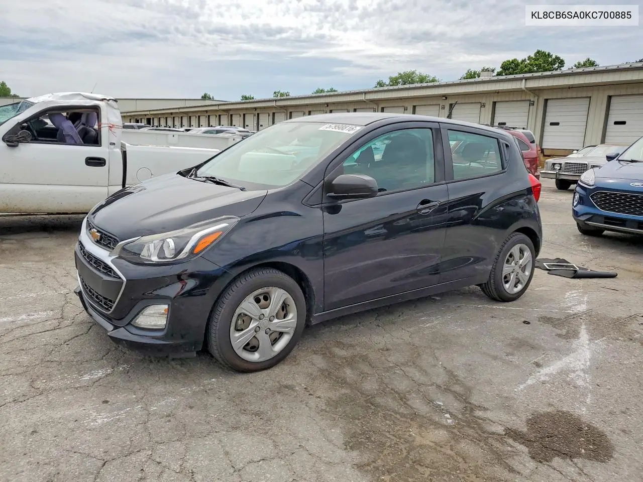 2019 Chevrolet Spark Ls VIN: KL8CB6SA0KC700885 Lot: 57998816