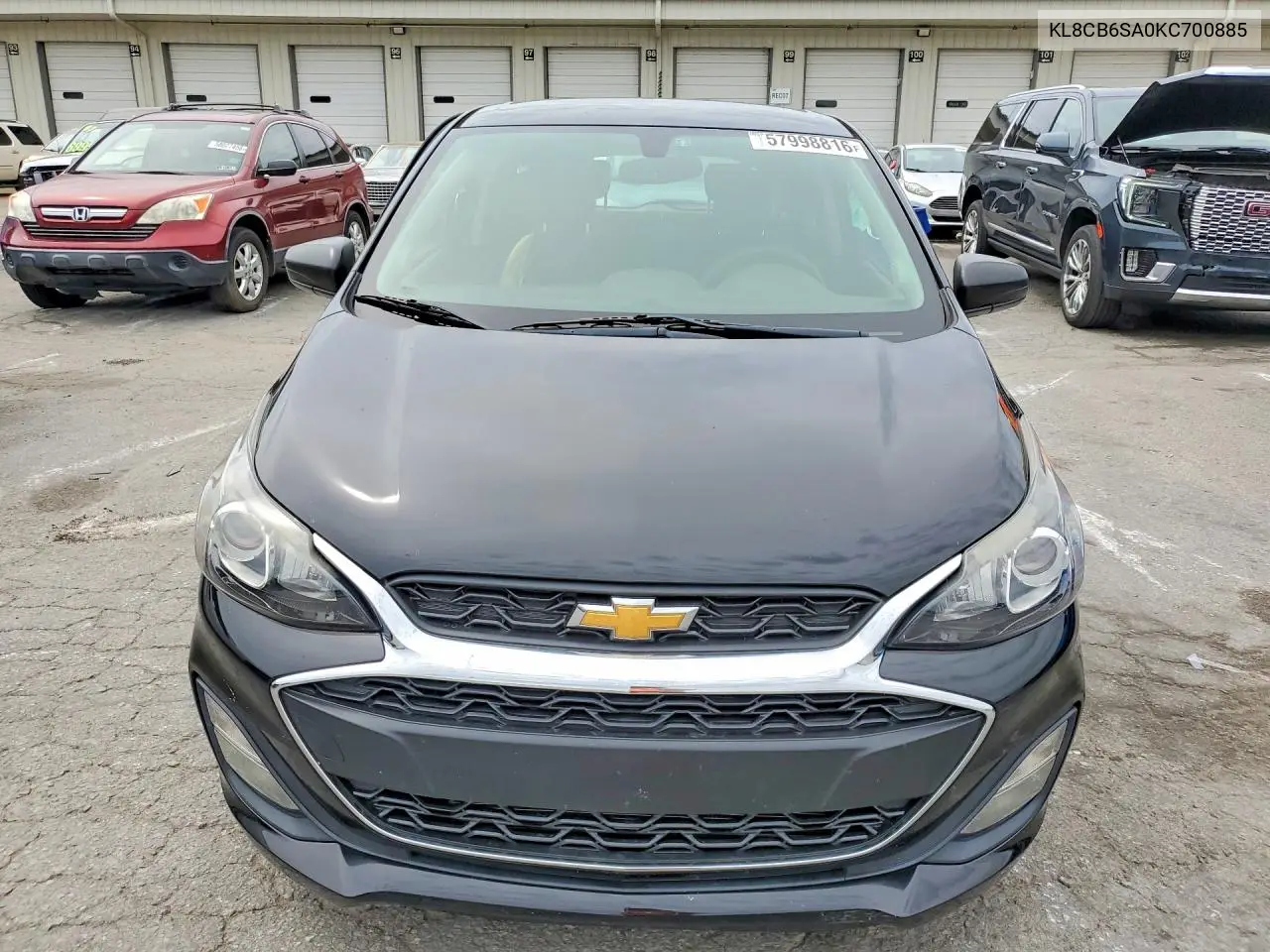 2019 Chevrolet Spark Ls VIN: KL8CB6SA0KC700885 Lot: 57998816