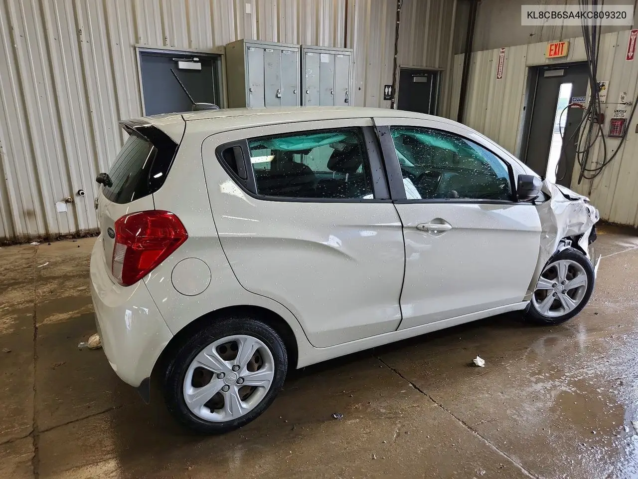 2019 Chevrolet Spark Ls VIN: KL8CB6SA4KC809320 Lot: 58295396