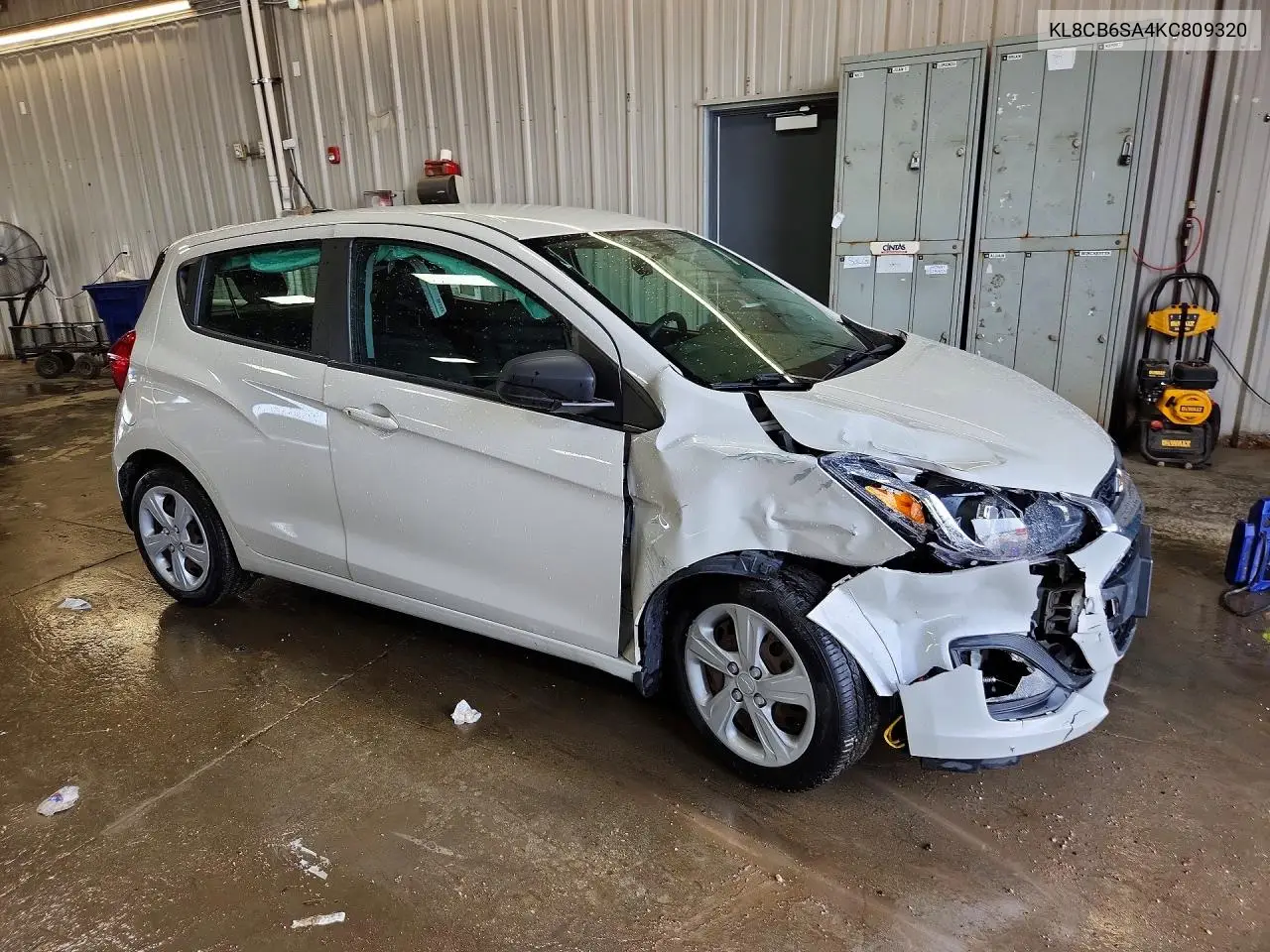 2019 Chevrolet Spark Ls VIN: KL8CB6SA4KC809320 Lot: 58295396