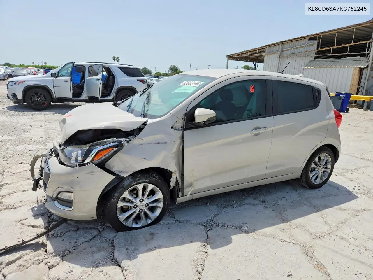 2019 Chevrolet Spark 1Lt VIN: KL8CD6SA7KC762245 Lot: 59003086