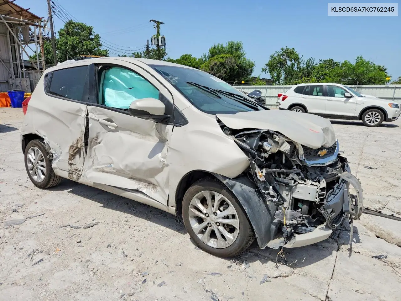 2019 Chevrolet Spark 1Lt VIN: KL8CD6SA7KC762245 Lot: 59003086