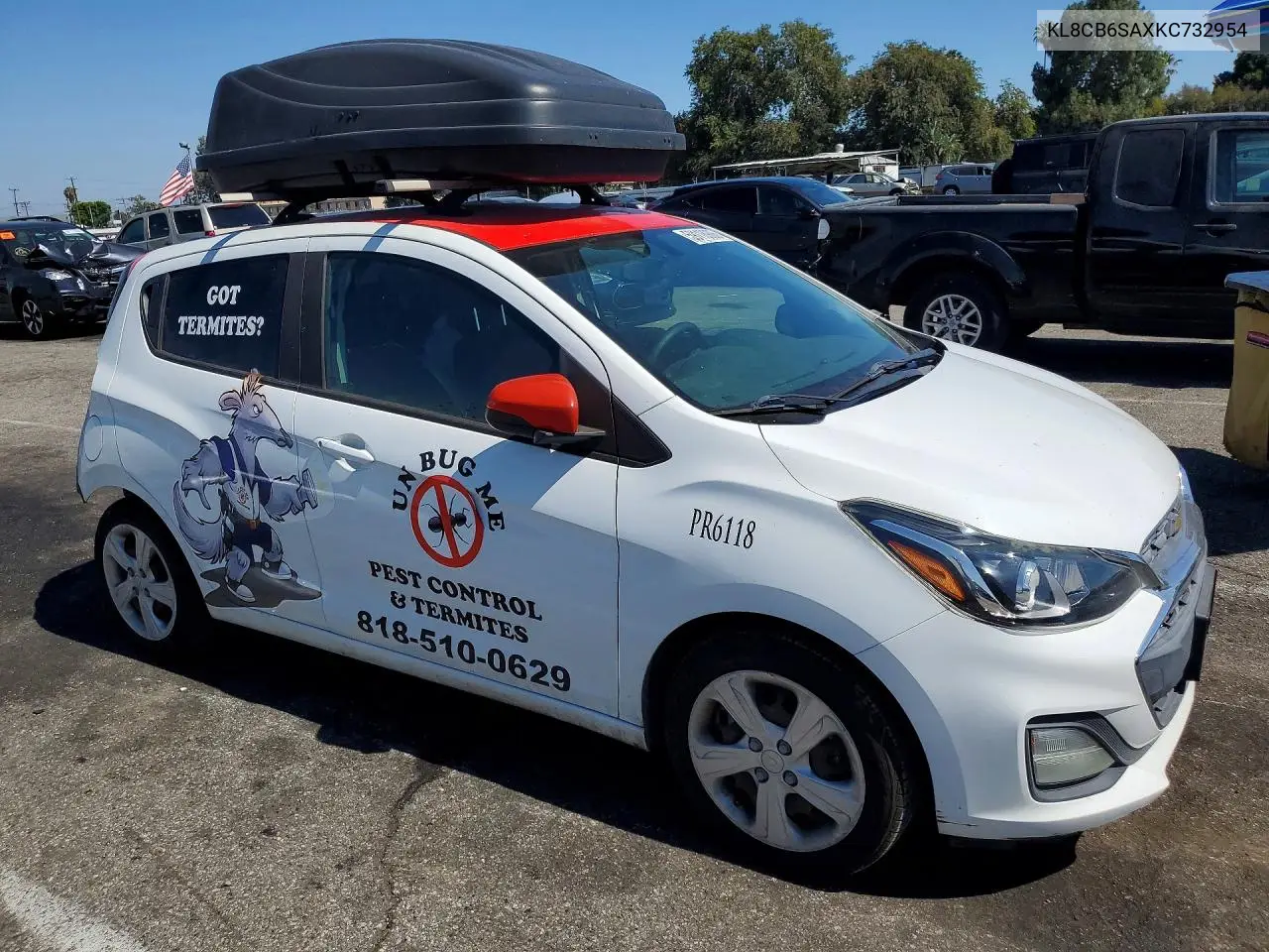 2019 Chevrolet Spark Ls VIN: KL8CB6SAXKC732954 Lot: 59118906