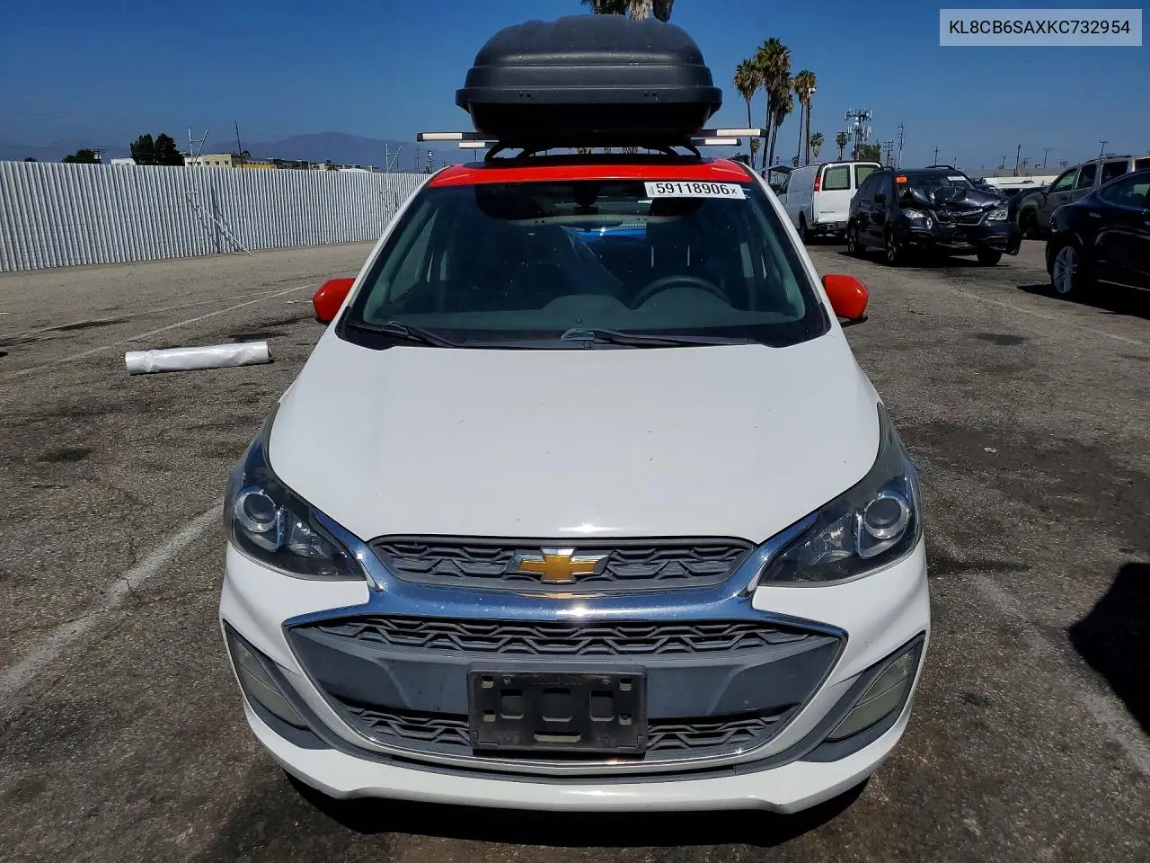 2019 Chevrolet Spark Ls VIN: KL8CB6SAXKC732954 Lot: 59118906