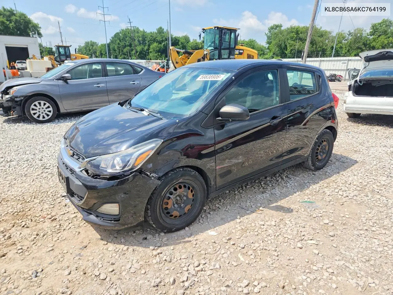 2019 Chevrolet Spark Ls VIN: KL8CB6SA6KC764199 Lot: 59838906