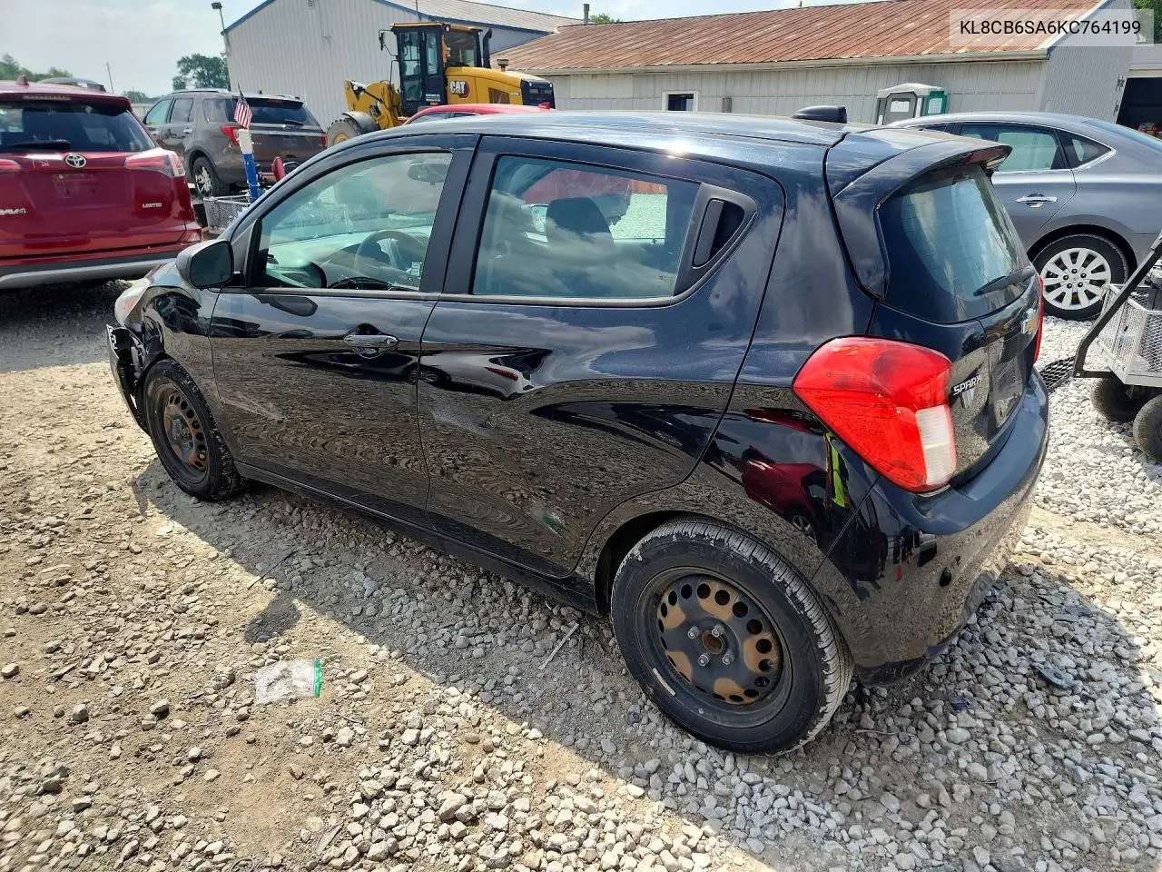 2019 Chevrolet Spark Ls VIN: KL8CB6SA6KC764199 Lot: 59838906