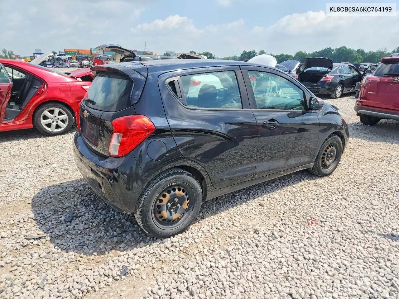 2019 Chevrolet Spark Ls VIN: KL8CB6SA6KC764199 Lot: 59838906