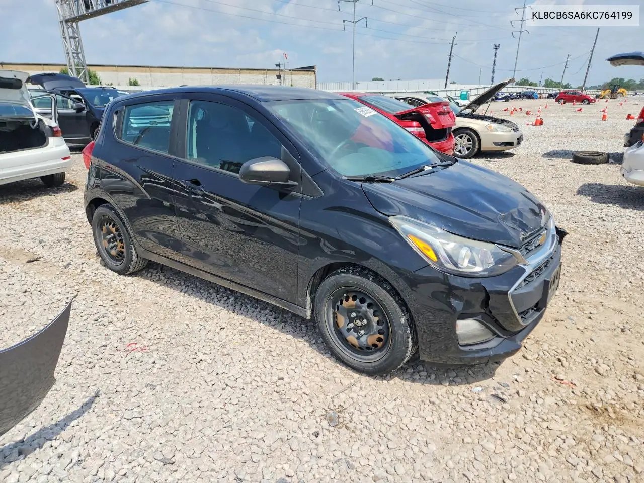 2019 Chevrolet Spark Ls VIN: KL8CB6SA6KC764199 Lot: 59838906