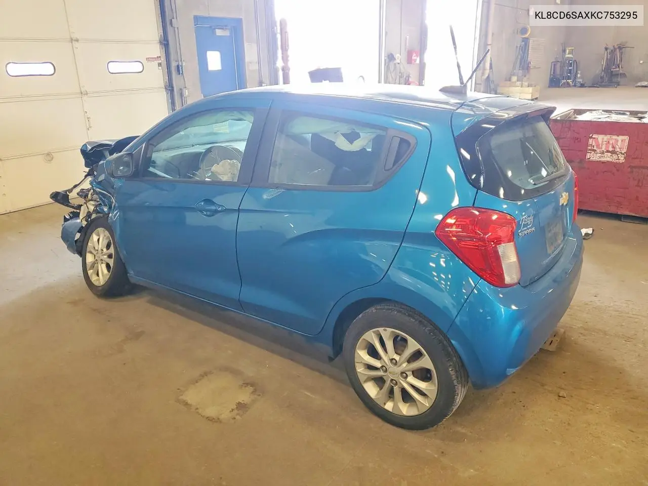 2019 Chevrolet Spark 1Lt VIN: KL8CD6SAXKC753295 Lot: 59919206