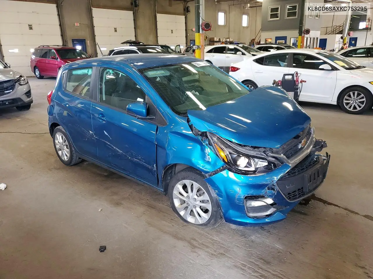 2019 Chevrolet Spark 1Lt VIN: KL8CD6SAXKC753295 Lot: 59919206