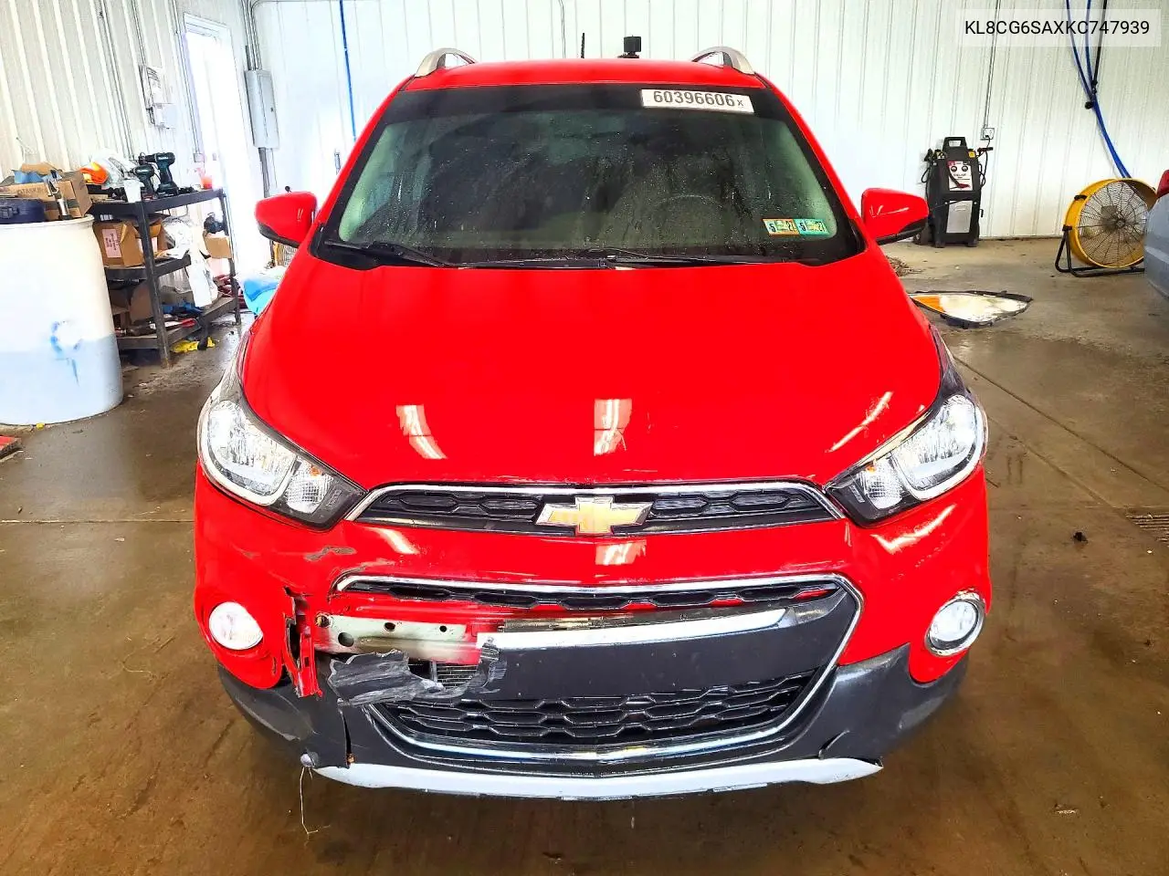 2019 Chevrolet Spark Activ VIN: KL8CG6SAXKC747939 Lot: 60396606