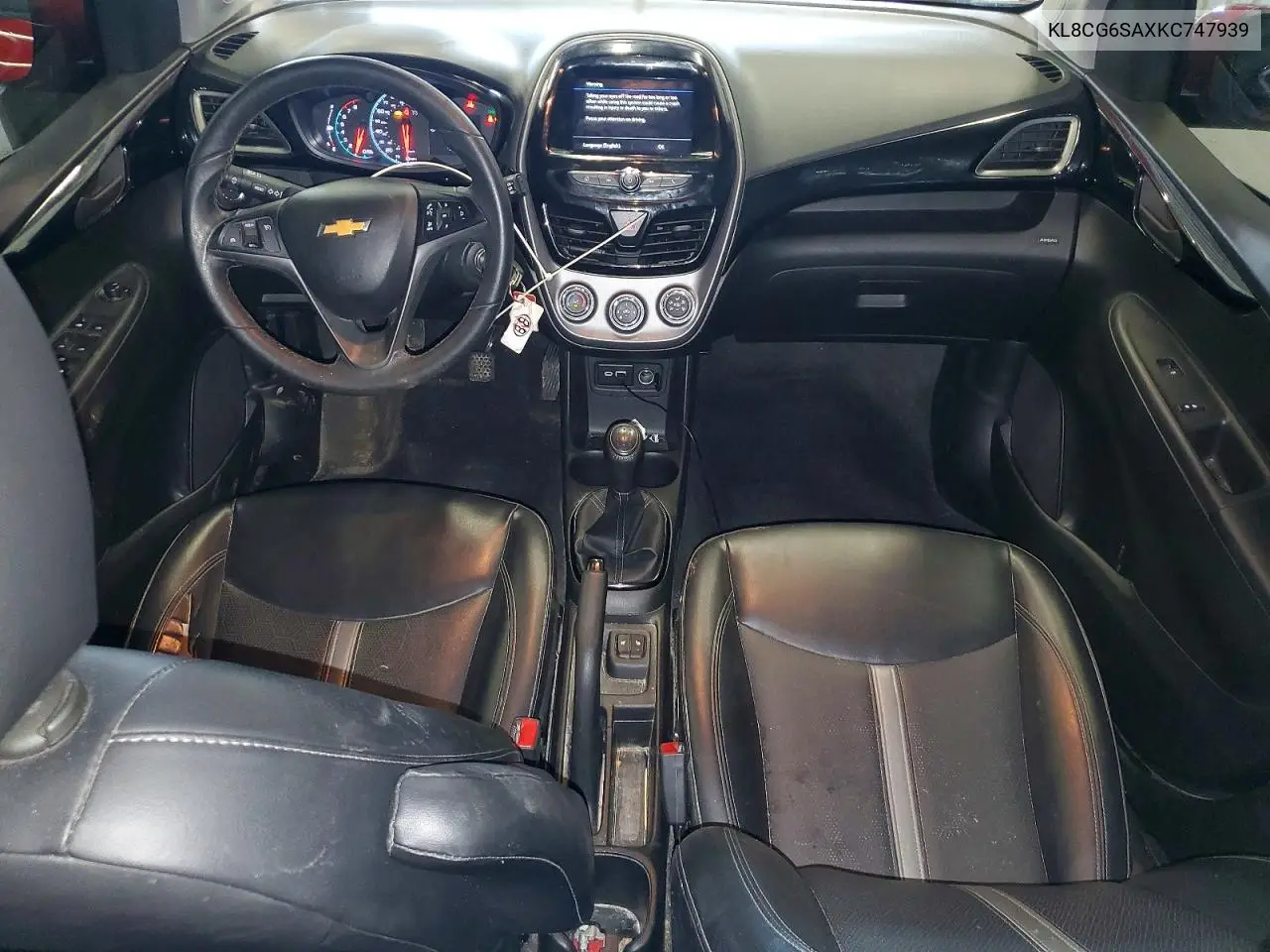 2019 Chevrolet Spark Activ VIN: KL8CG6SAXKC747939 Lot: 60396606
