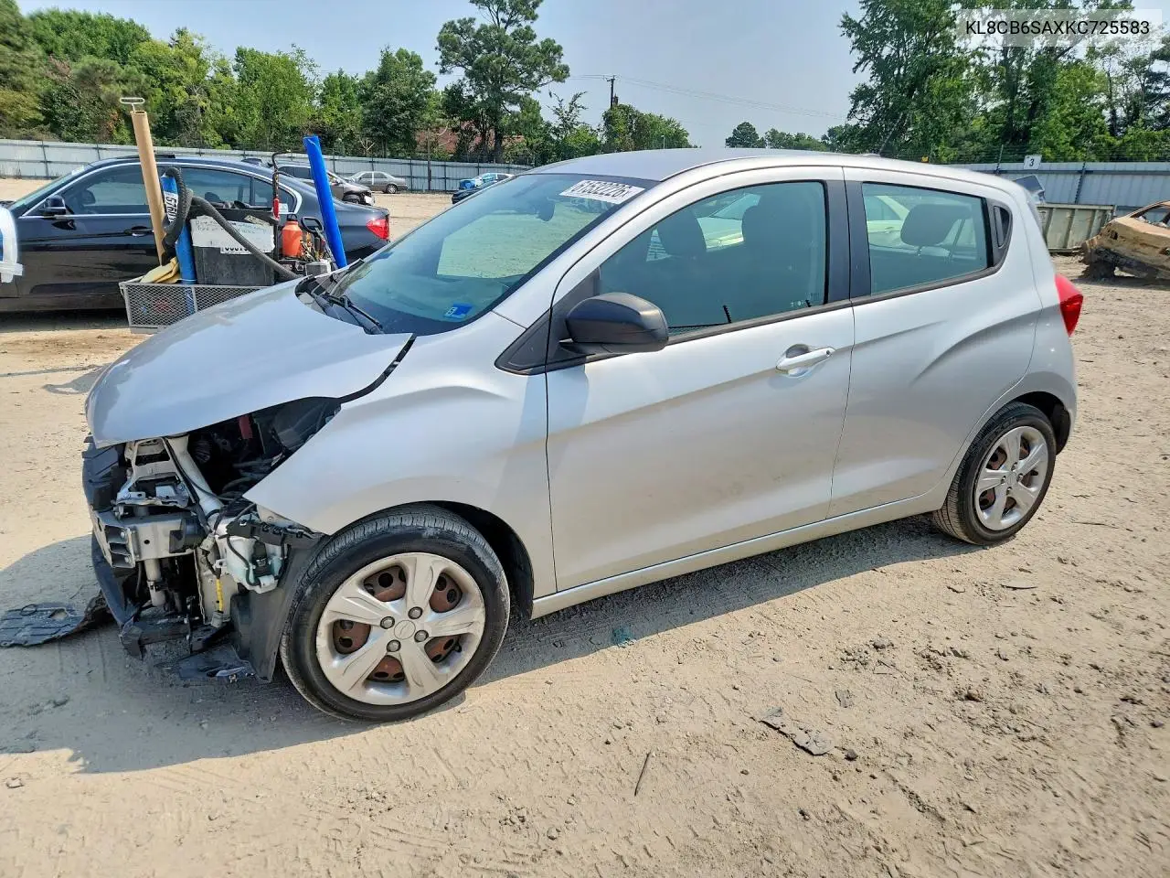 2019 Chevrolet Spark Ls VIN: KL8CB6SAXKC725583 Lot: 61532226
