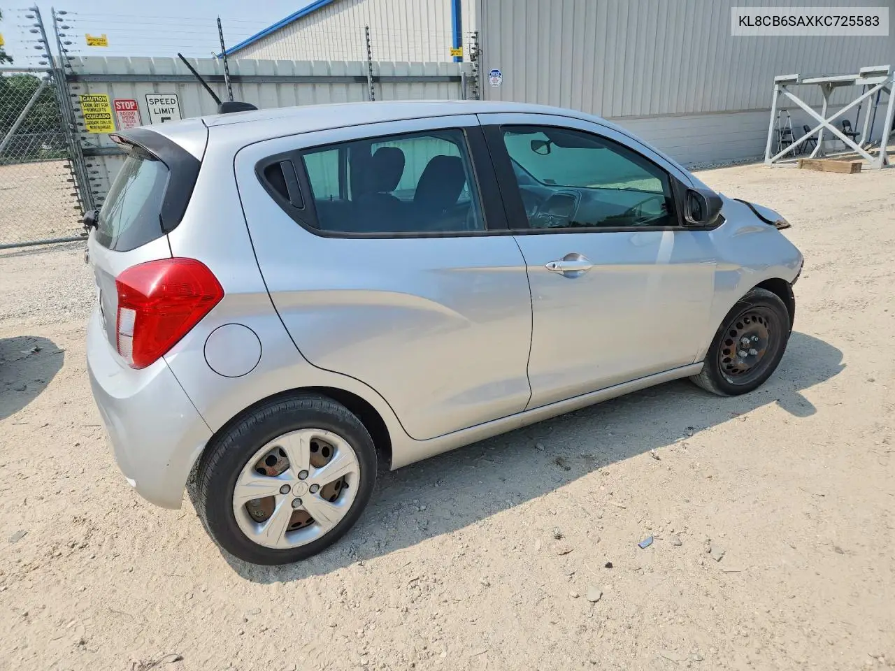2019 Chevrolet Spark Ls VIN: KL8CB6SAXKC725583 Lot: 61532226