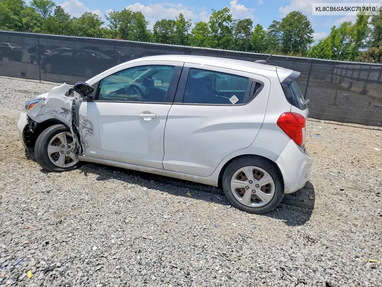 2019 Chevrolet Spark Ls VIN: KL8CB6SA5KC717410 Lot: 61875356