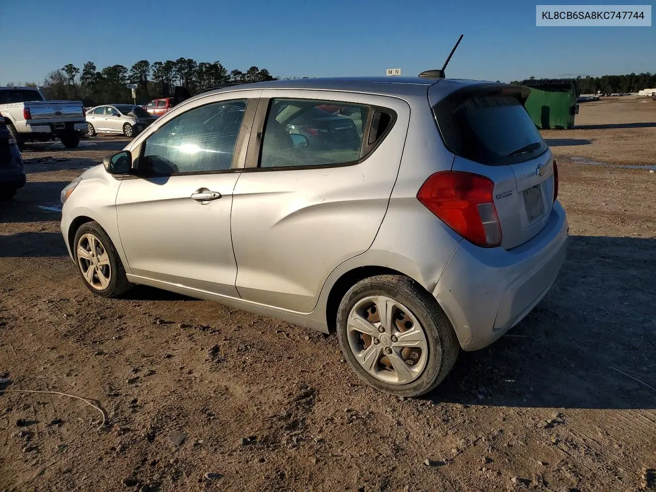 2019 Chevrolet Spark Ls VIN: KL8CB6SA8KC747744 Lot: 74804635