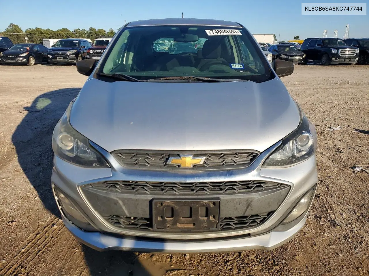 2019 Chevrolet Spark Ls VIN: KL8CB6SA8KC747744 Lot: 74804635