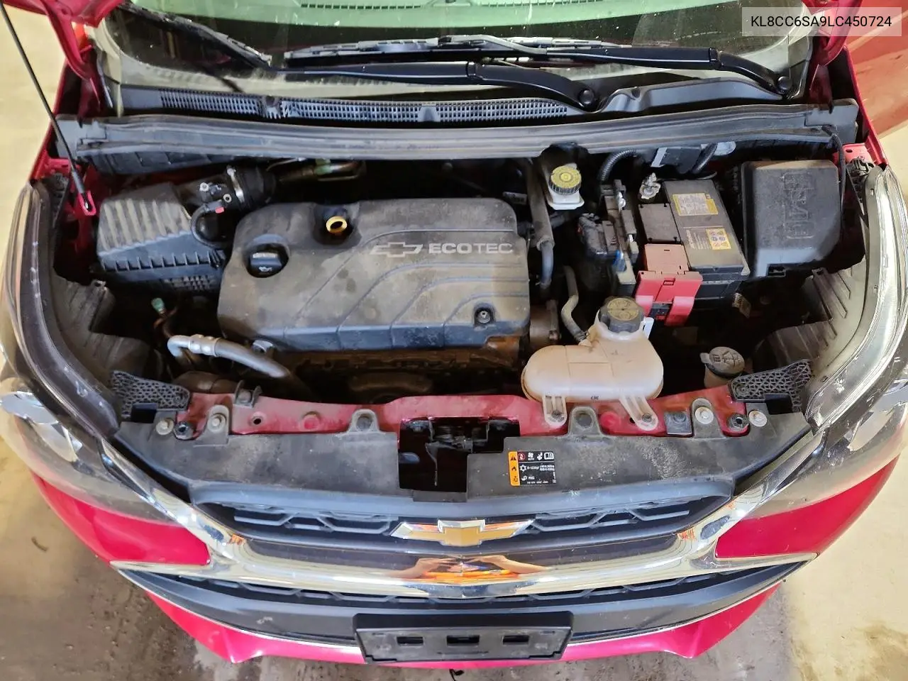 2020 Chevrolet Spark 1Lt VIN: KL8CC6SA9LC450724 Lot: 57497486