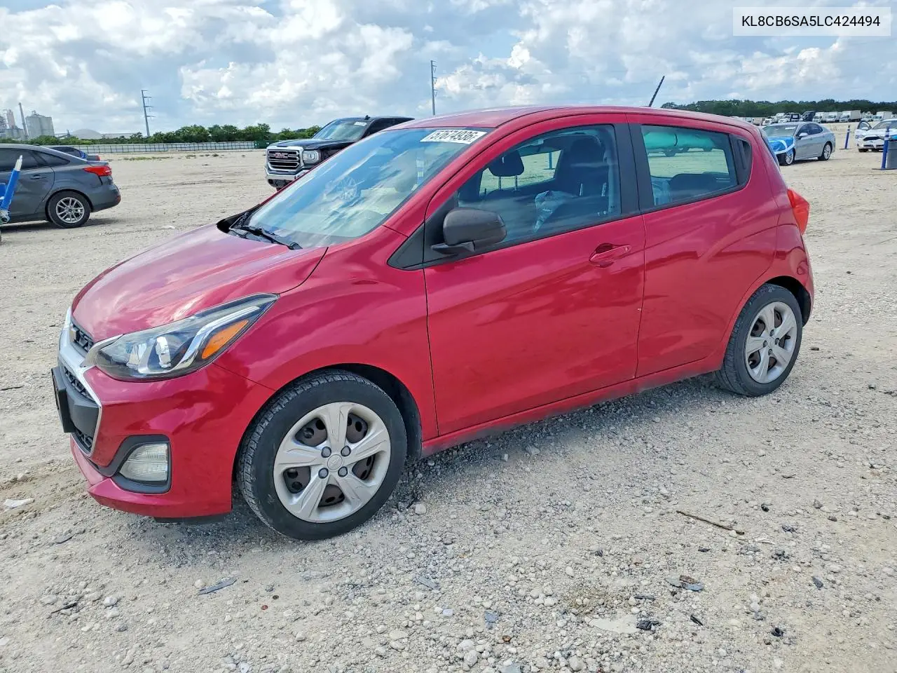 2020 Chevrolet Spark Ls VIN: KL8CB6SA5LC424494 Lot: 57674936