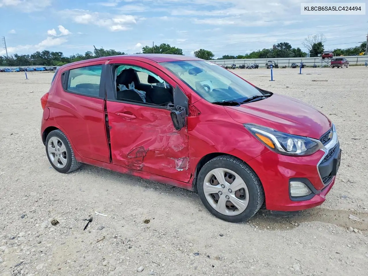 2020 Chevrolet Spark Ls VIN: KL8CB6SA5LC424494 Lot: 57674936