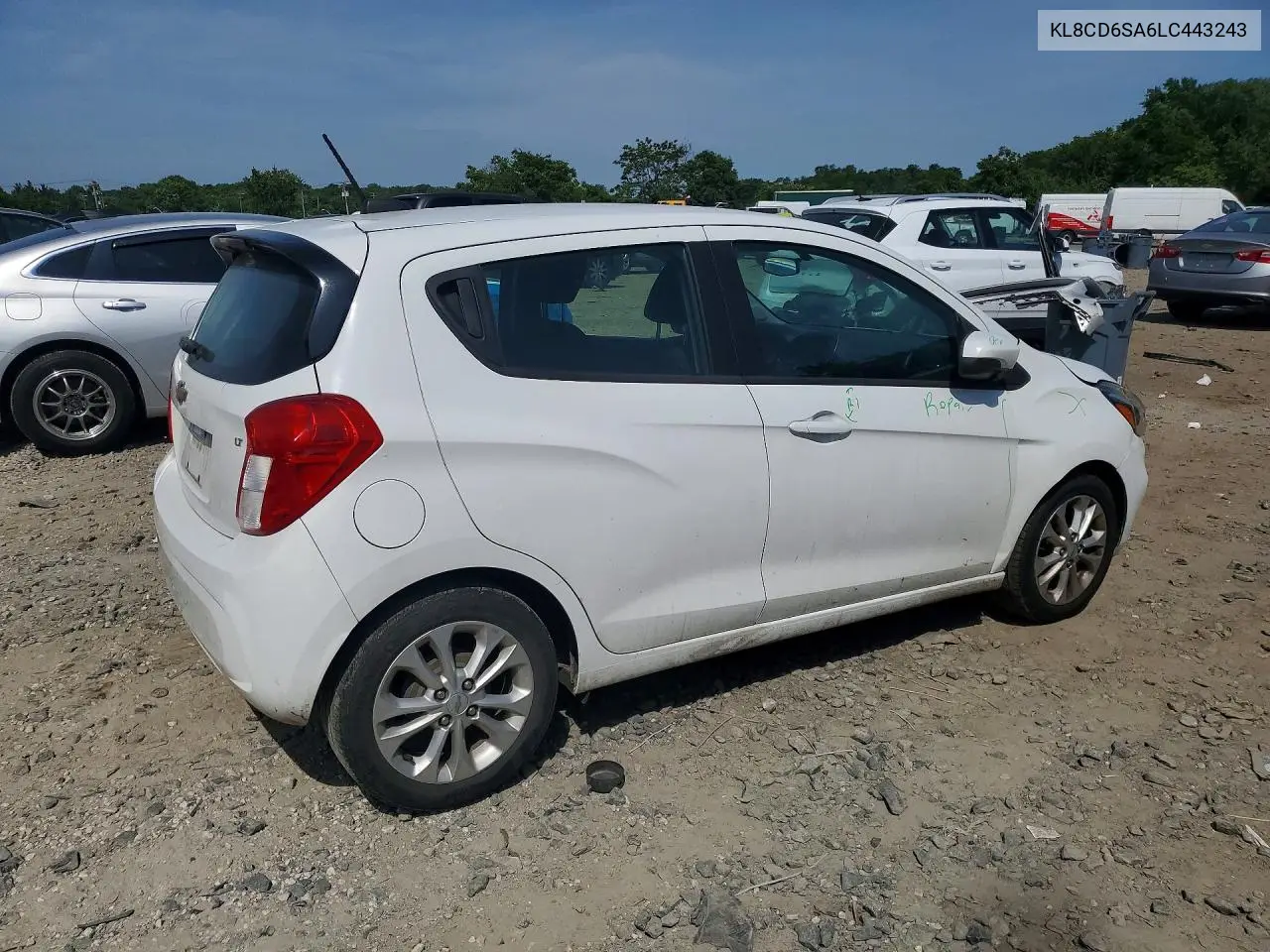 2020 Chevrolet Spark 1Lt VIN: KL8CD6SA6LC443243 Lot: 59085886