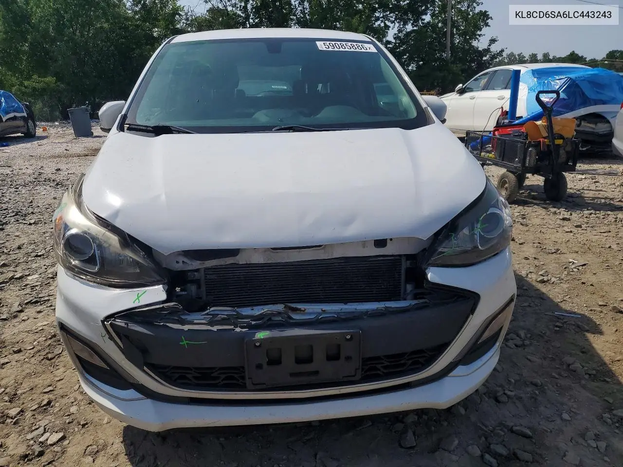 2020 Chevrolet Spark 1Lt VIN: KL8CD6SA6LC443243 Lot: 59085886