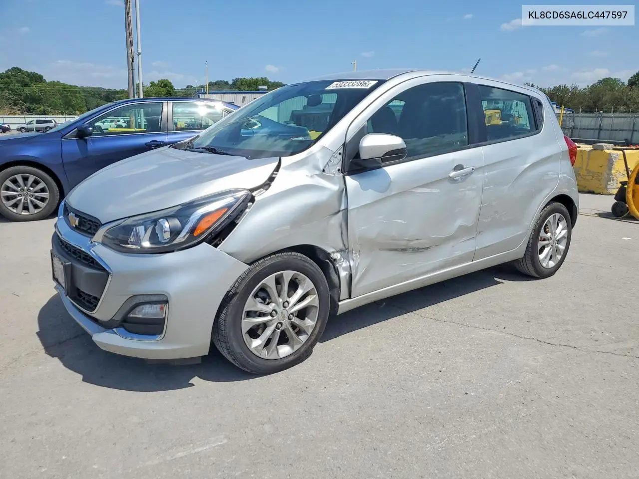 2020 Chevrolet Spark 1Lt VIN: KL8CD6SA6LC447597 Lot: 59333286