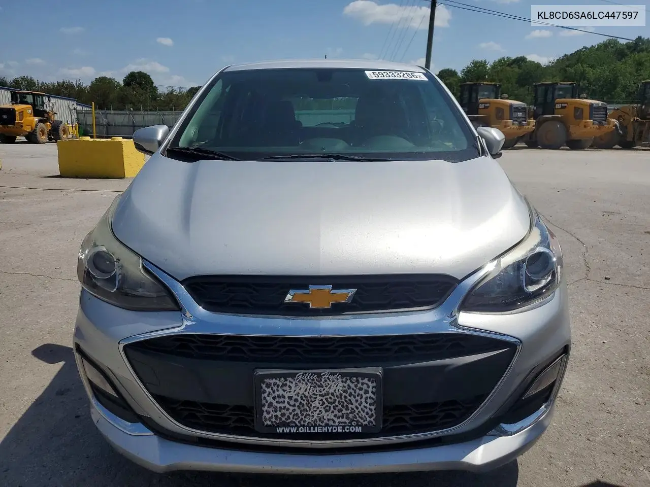 2020 Chevrolet Spark 1Lt VIN: KL8CD6SA6LC447597 Lot: 59333286