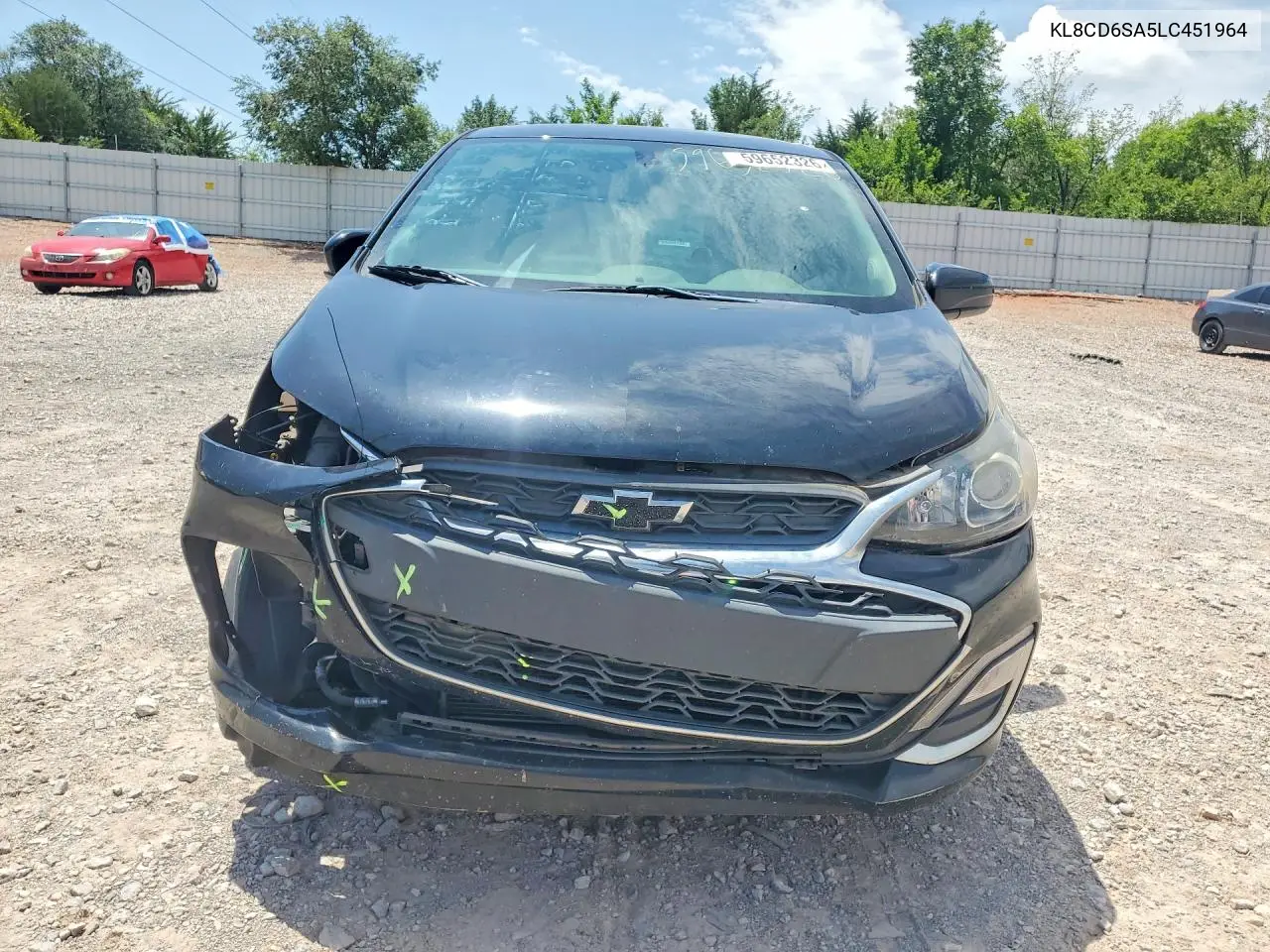 2020 Chevrolet Spark 1Lt VIN: KL8CD6SA5LC451964 Lot: 59652326