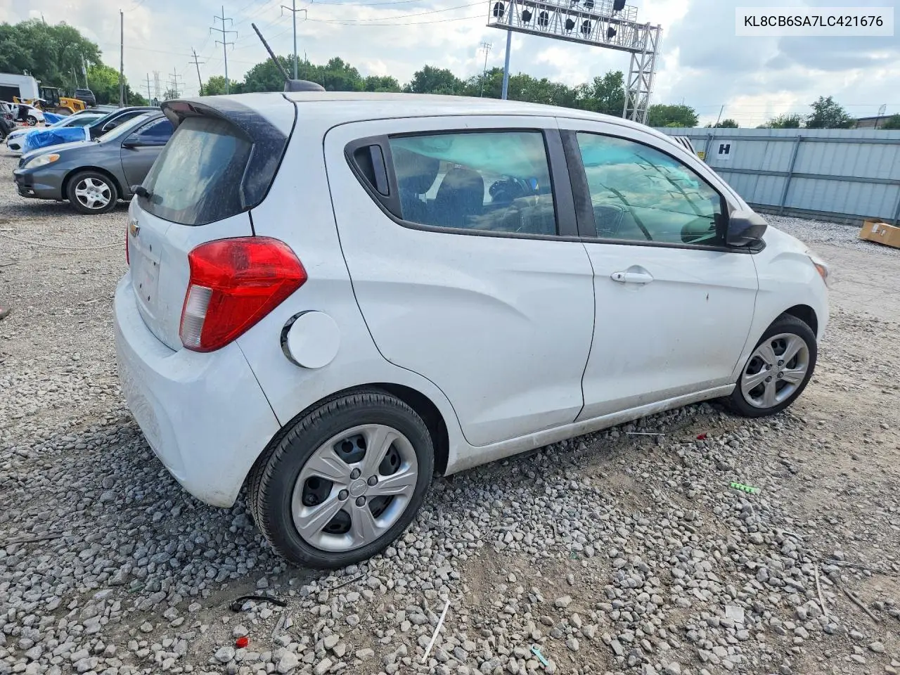 2020 Chevrolet Spark Ls VIN: KL8CB6SA7LC421676 Lot: 59861646