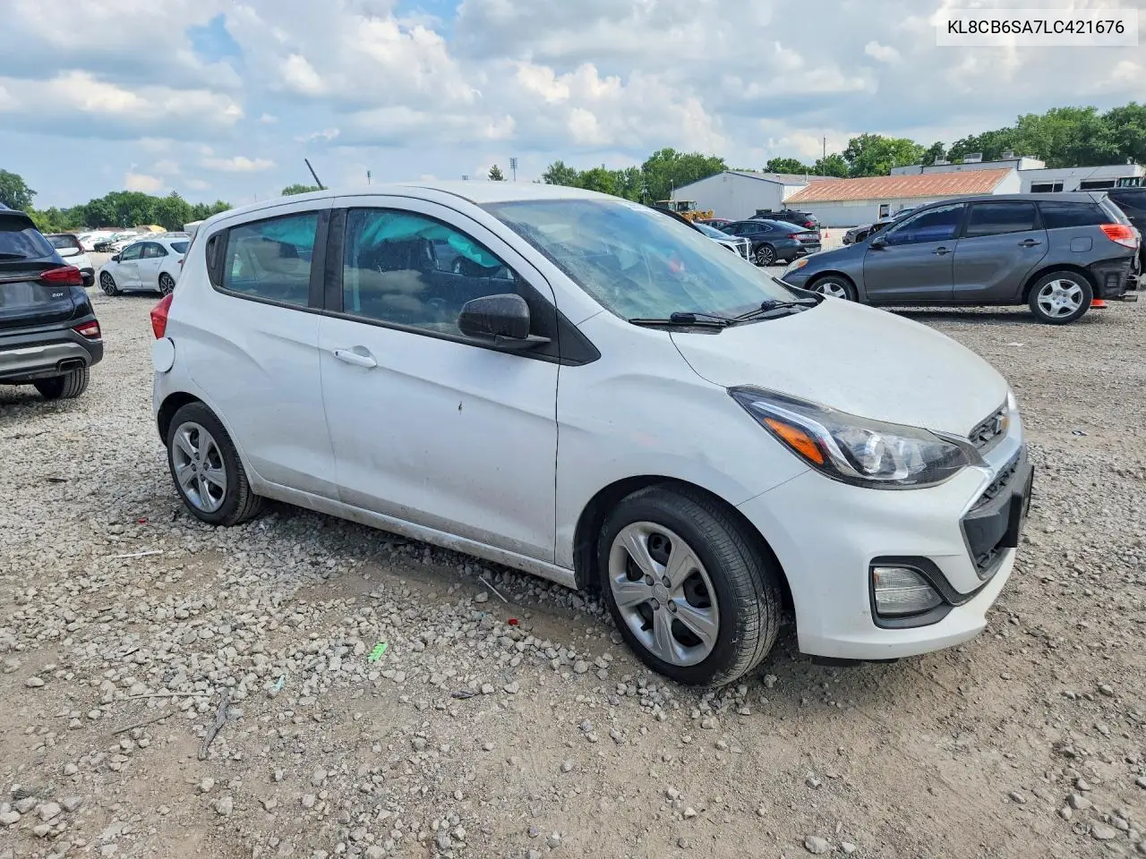 2020 Chevrolet Spark Ls VIN: KL8CB6SA7LC421676 Lot: 59861646