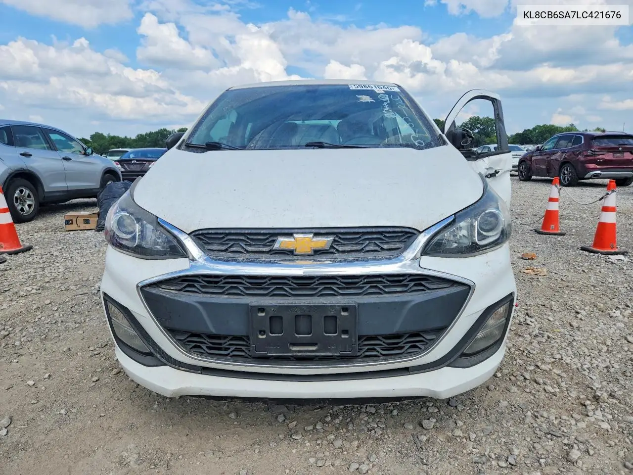 2020 Chevrolet Spark Ls VIN: KL8CB6SA7LC421676 Lot: 59861646
