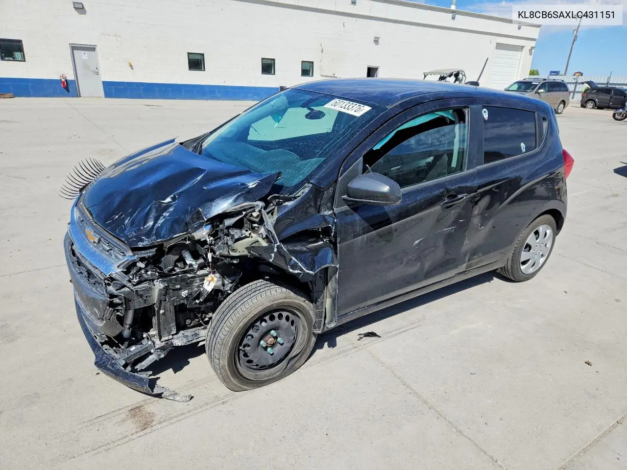 2020 Chevrolet Spark Ls VIN: KL8CB6SAXLC431151 Lot: 60133376