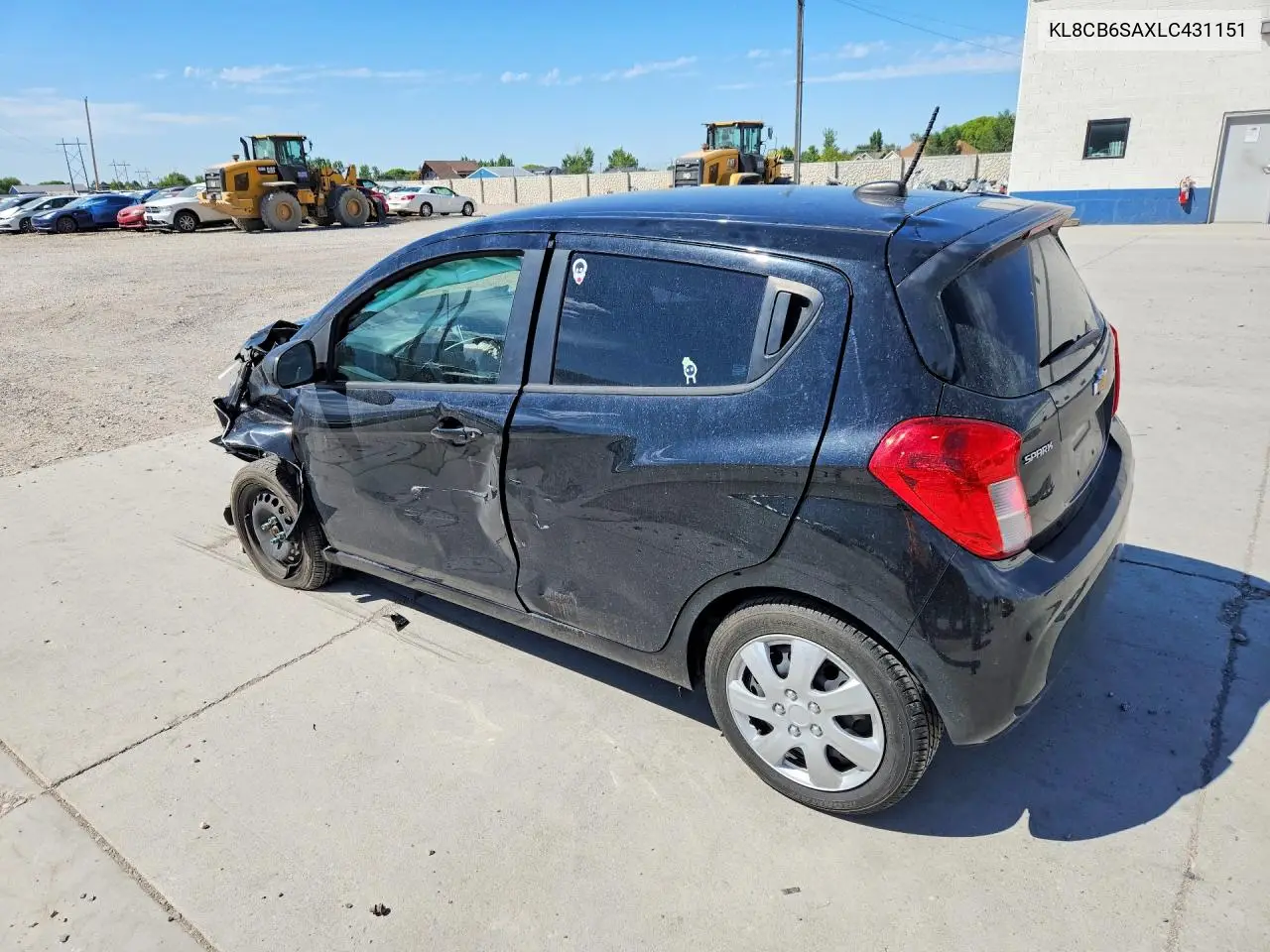2020 Chevrolet Spark Ls VIN: KL8CB6SAXLC431151 Lot: 60133376