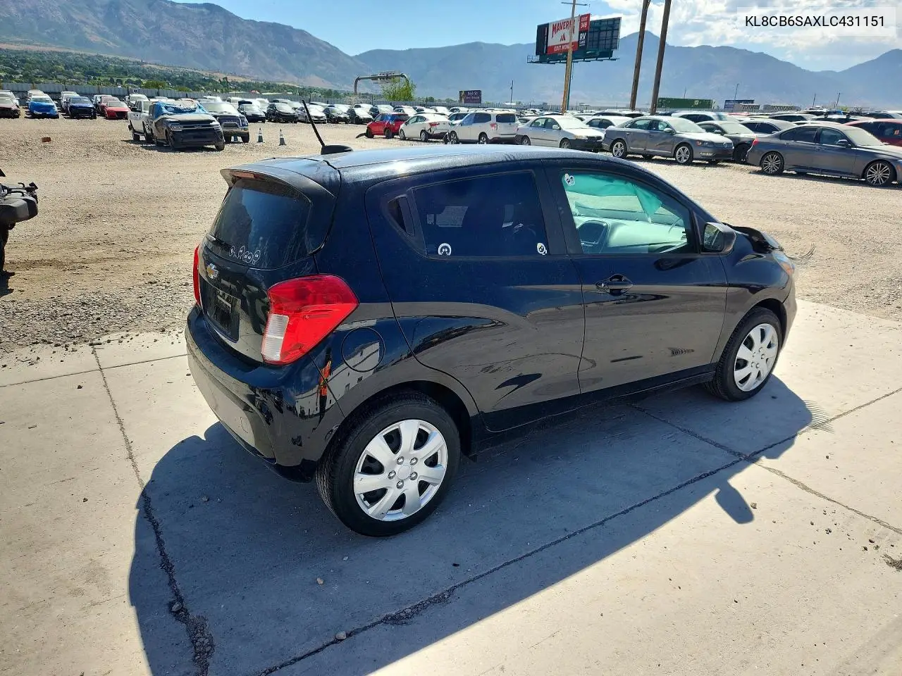 2020 Chevrolet Spark Ls VIN: KL8CB6SAXLC431151 Lot: 60133376