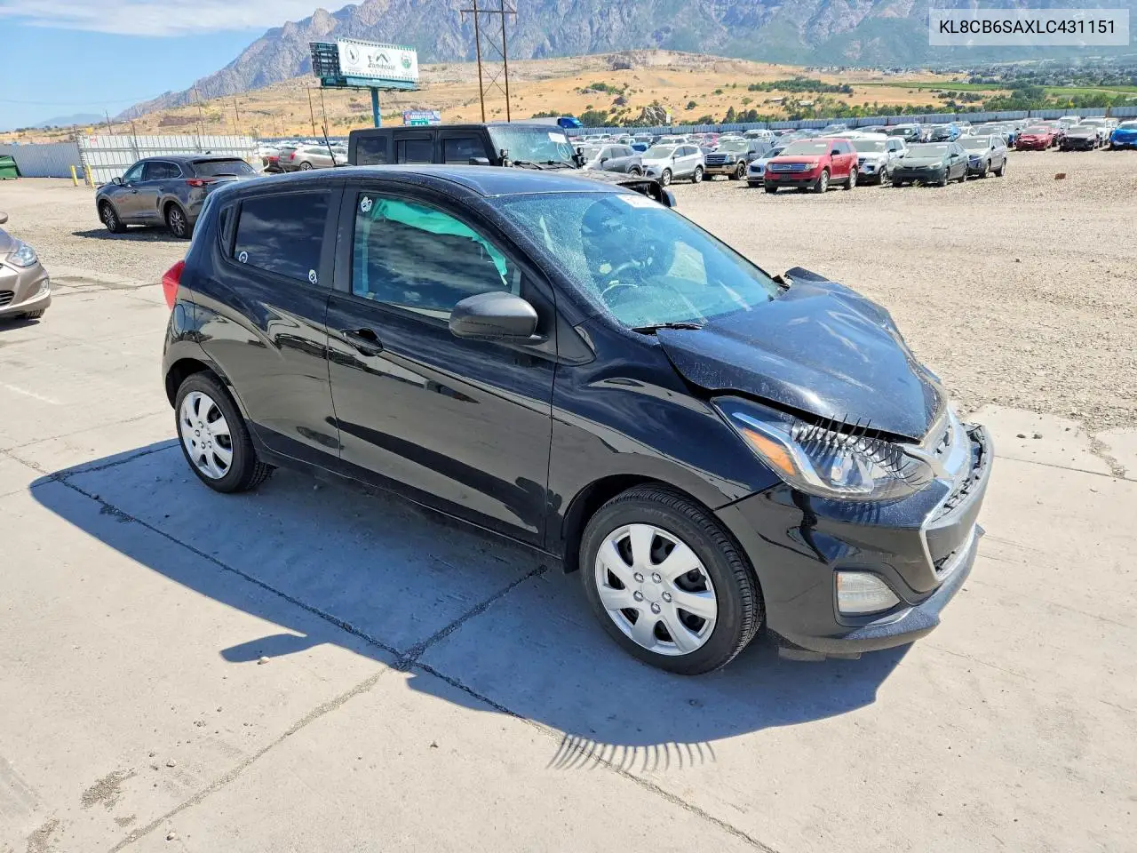 2020 Chevrolet Spark Ls VIN: KL8CB6SAXLC431151 Lot: 60133376