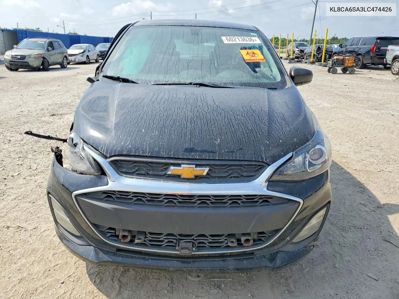 2020 Chevrolet Spark Ls VIN: KL8CA6SA3LC474426 Lot: 60213636