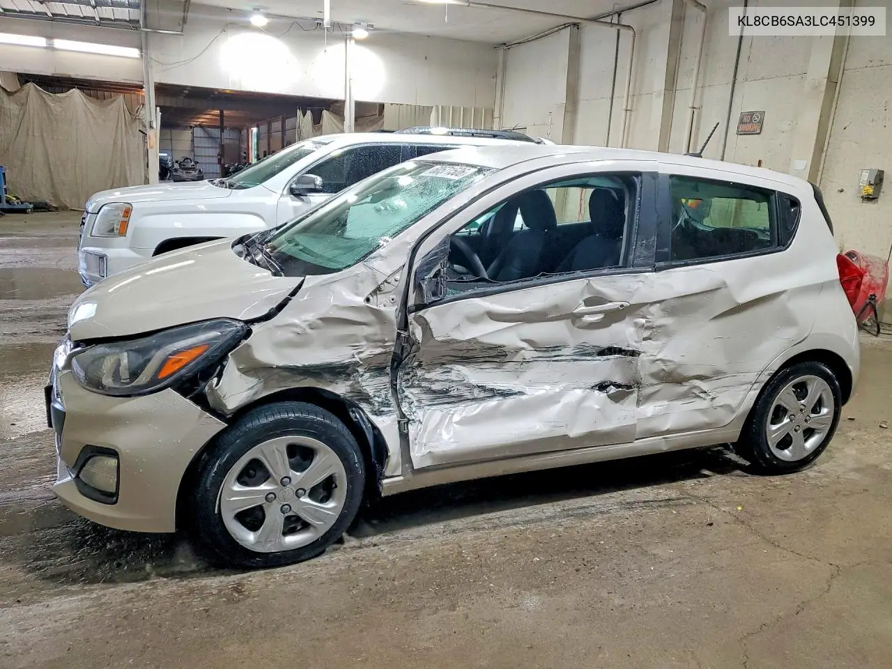 2020 Chevrolet Spark Ls VIN: KL8CB6SA3LC451399 Lot: 60571506