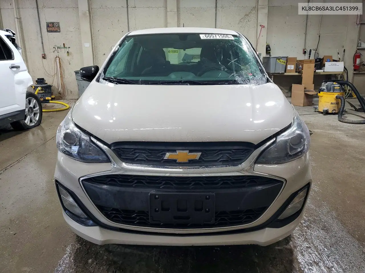 2020 Chevrolet Spark Ls VIN: KL8CB6SA3LC451399 Lot: 60571506