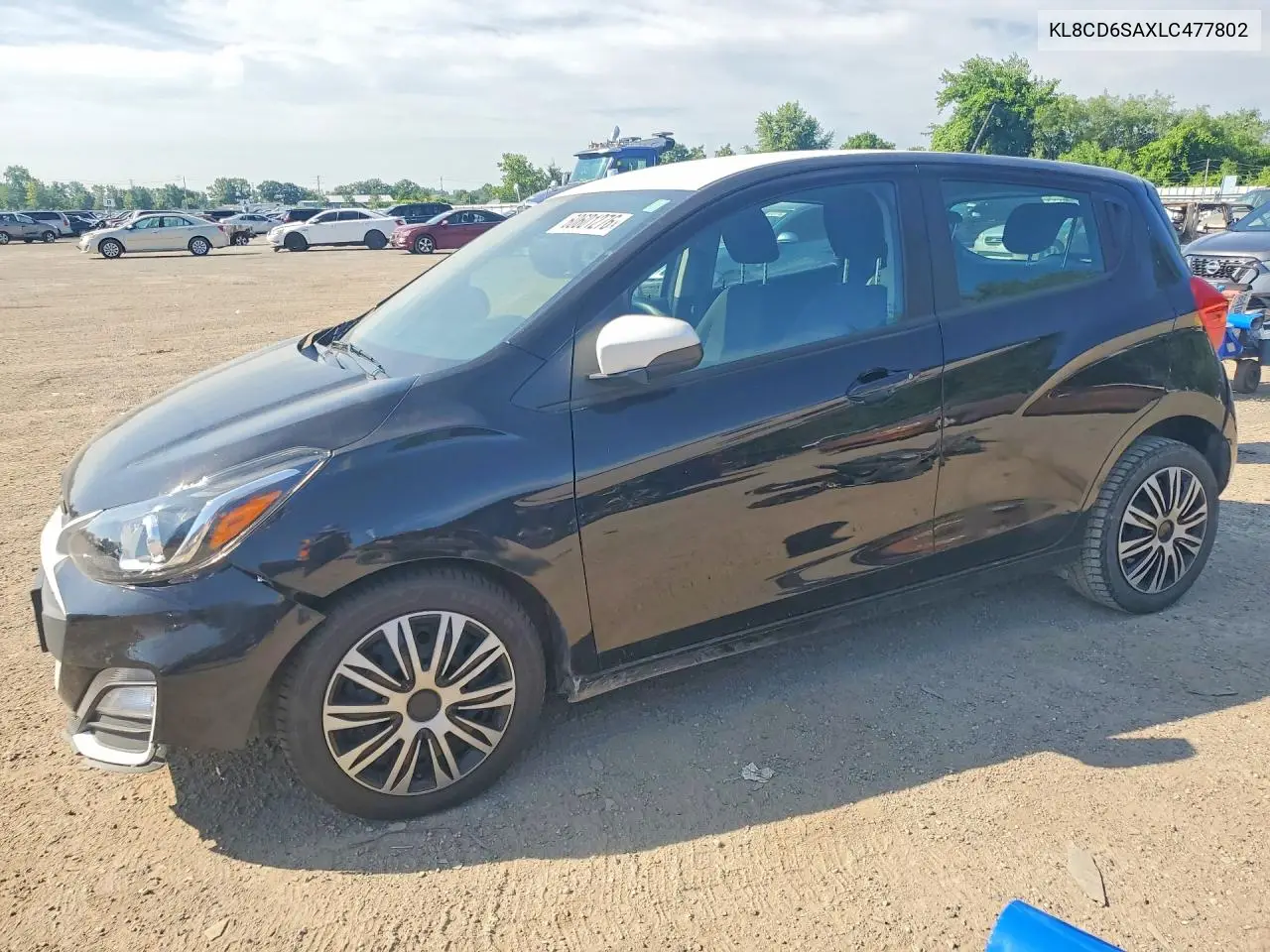 2020 Chevrolet Spark 1Lt VIN: KL8CD6SAXLC477802 Lot: 60601276