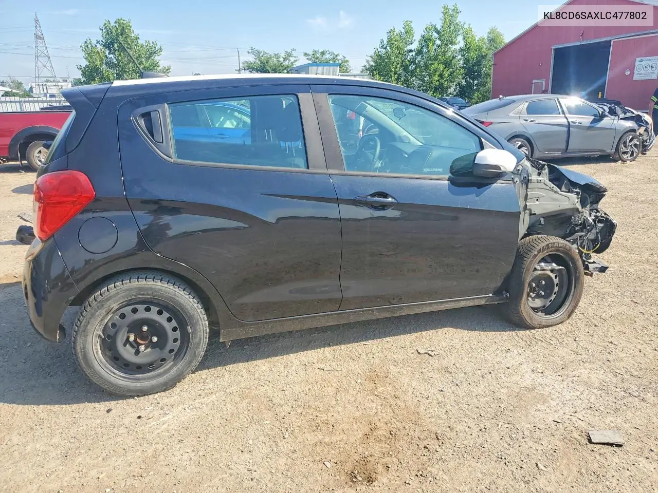 2020 Chevrolet Spark 1Lt VIN: KL8CD6SAXLC477802 Lot: 60601276