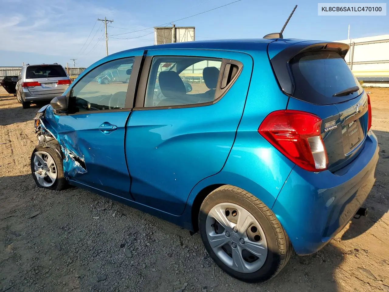 2020 Chevrolet Spark Ls VIN: KL8CB6SA1LC470100 Lot: 60608336